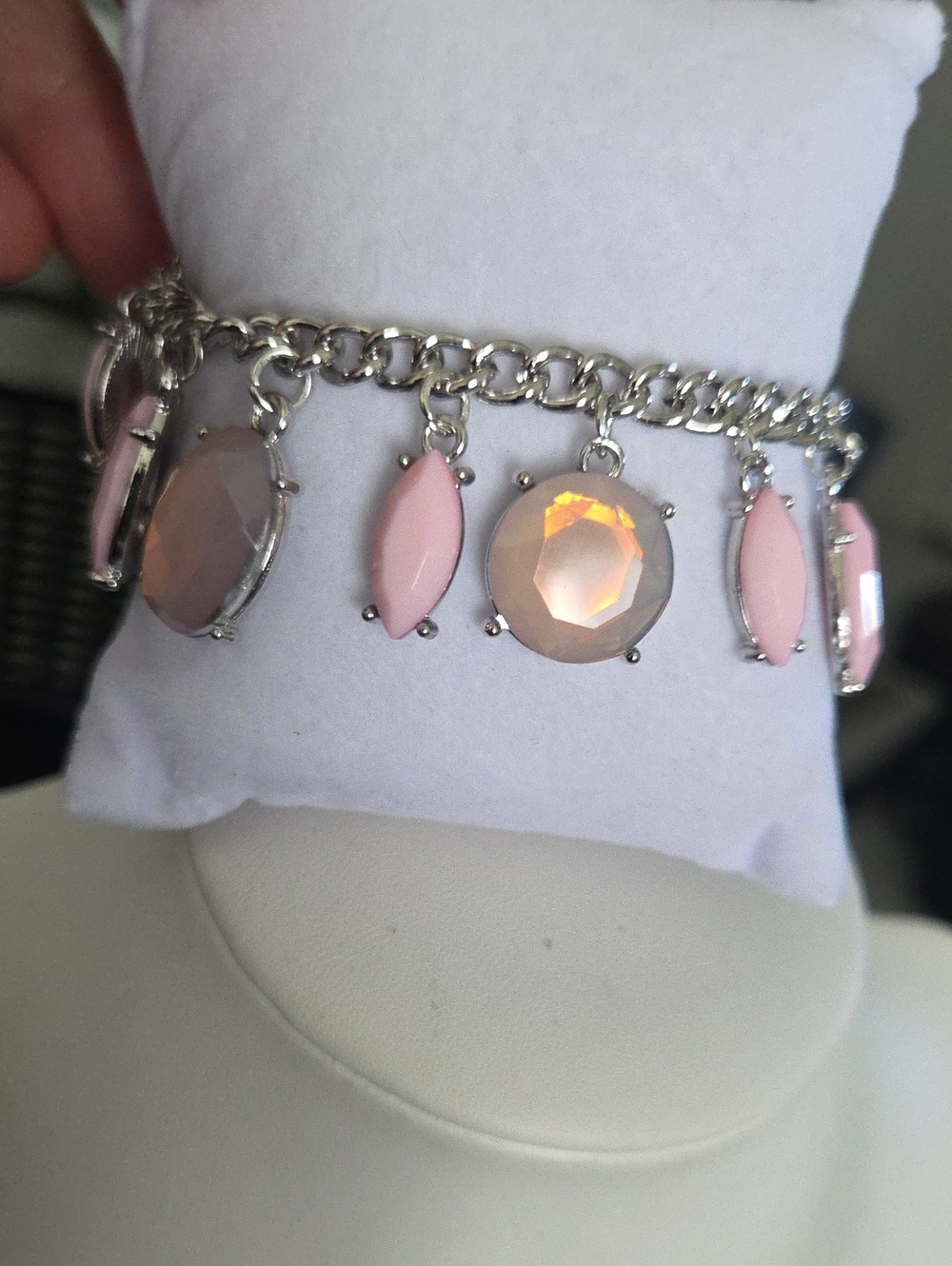 Paparazzi Serendipitous Shimmer Pink Bracelet NWT